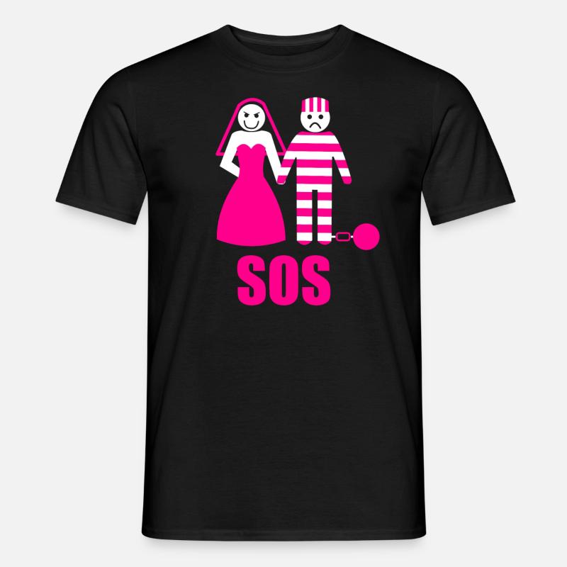 Junggesellenabschied Polterabend JGA Männer - Männer T-Shirt - Schwarz