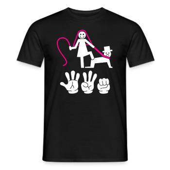 Enterrement de vie de garçon et de jeune fille enterrement de vie de garçon hommes - T-shirt homme - noir - Devant - AI Model Male 178 light (178cm)