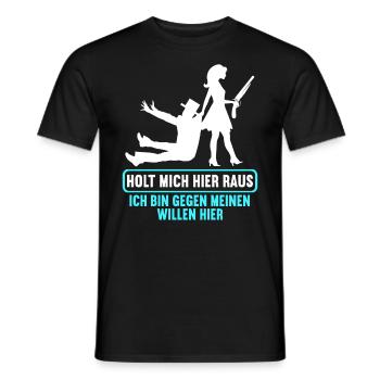 Junggesellenabschied Polterabend JGA Männer - Männer T-Shirt - Schwarz - Vorne - AI Model Male 178 light (178cm)