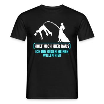 Junggesellenabschied Polterabend JGA Männer - Männer T-Shirt - Schwarz - Vorne - AI Model Male 178 light (178cm)