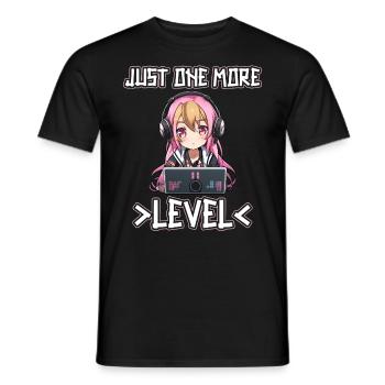 Gaming Konsole PC Zockerin Mädchen Gamer Girl - Männer T-Shirt - Schwarz - Vorne - AI Model Male 178 light (178cm)