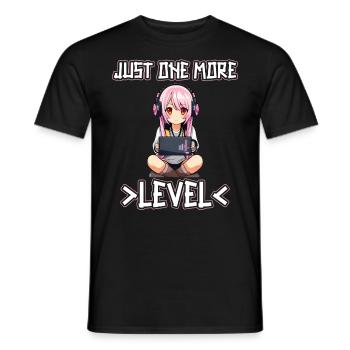 Gaming Konsole PC Zockerin Mädchen Gamer Girl - Männer T-Shirt - Schwarz - Vorne - AI Model Male 178 light (178cm)