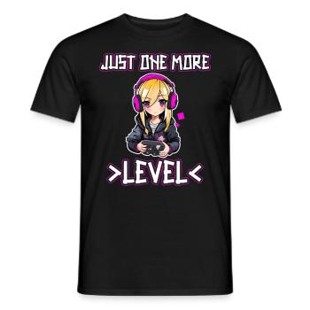 Gaming Console PC Gamer Girl Gamer Girl - Men's T-Shirt - black - Front - AI Model Male 178 light (178cm)