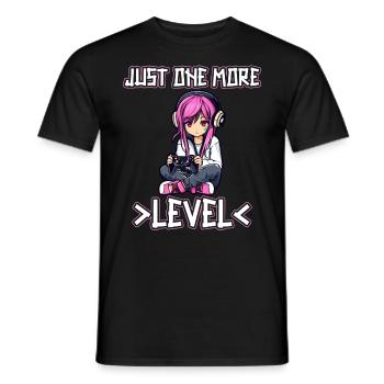 Gaming Console PC Gamer Girl Gamer Girl - Men's T-Shirt - black - Front - AI Model Male 178 light (178cm)