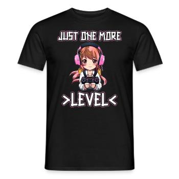 Gaming Console PC Gamer Girl Gamer Girl - Men's T-Shirt - black - Front - AI Model Male 178 light (178cm)