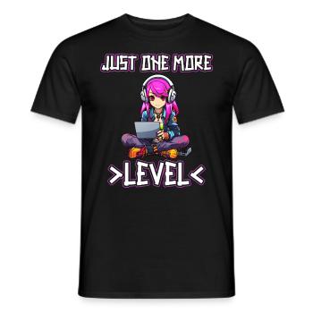 Gaming Console PC Gamer Girl Gamer Girl - Men's T-Shirt - black - Front - AI Model Male 178 light (178cm)