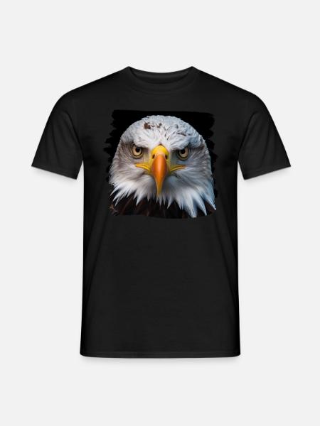 Alder Weißkopfseeadler Vogel SteinAdler - Männer T-Shirt - Schwarz