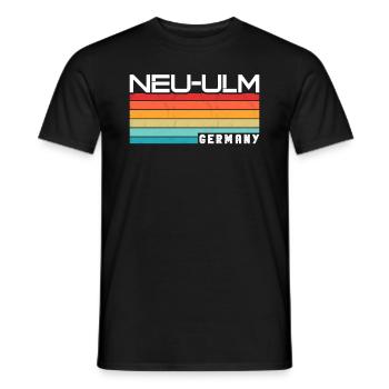 Neu Ulmerin Neu Ulmer Neu Ulm - Männer T-Shirt - Schwarz - Vorne - AI Model Male 178 light (178cm)