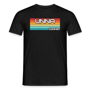 Unnaerin Unnaer Unna - Men's T-Shirt - black - Front - AI Model Male 178 light (178cm)