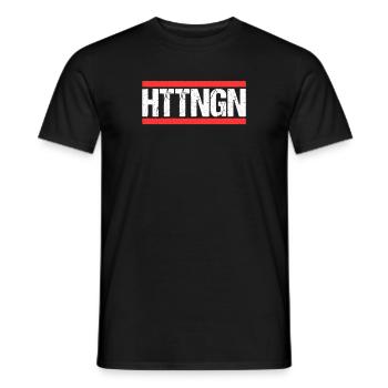 Hattingenerin Hattingener Hattingen - Männer T-Shirt - Schwarz - Vorne - AI Model Male 178 light (178cm)