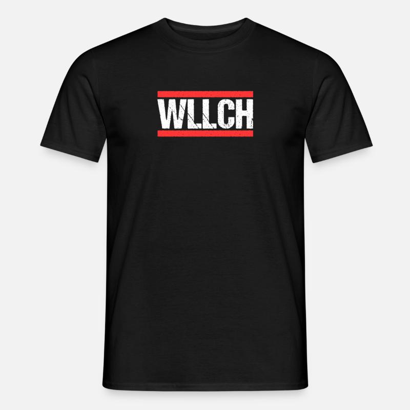 Willicherin Willicher Willich - Männer T-Shirt - Schwarz