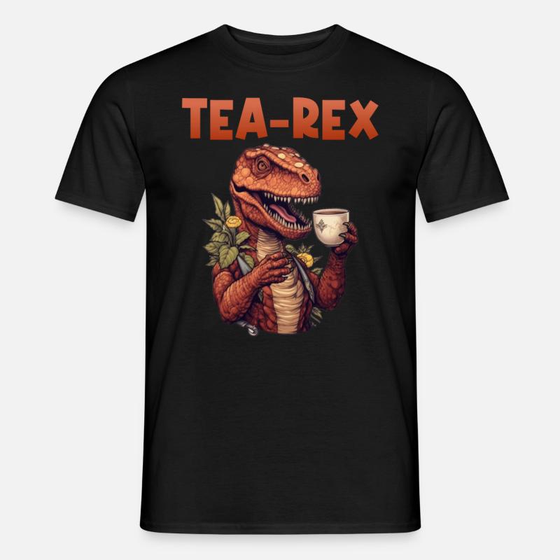 Teeliebhaber Tee Teetrinkerin Teetrinker - Männer T-Shirt - Schwarz