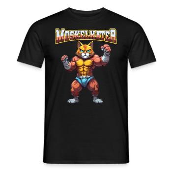 Muskelkater Bodybuilding Kraftsport Fitness Meme - Männer T-Shirt - Schwarz - Vorne - AI Model Male 178 light (178cm)