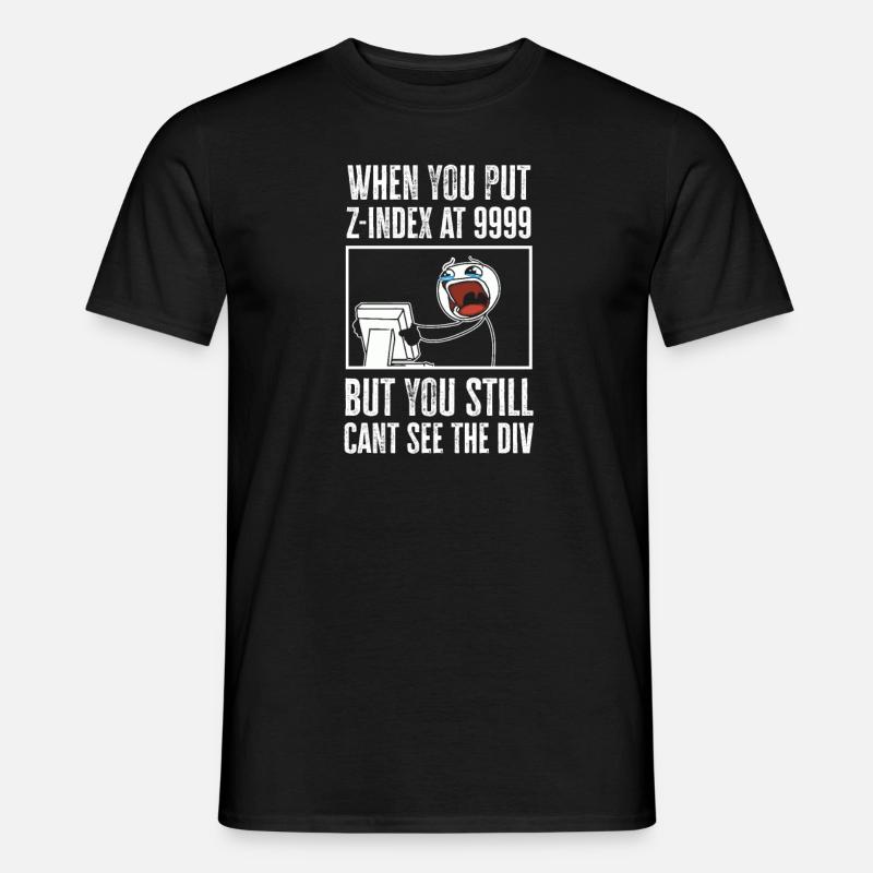 Programmer Humor Coding Jokes Developer Men’s T-shirt