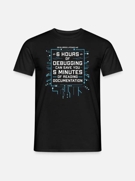 Programmer Humor Coding Jokes Developer - Men's T-Shirt - black