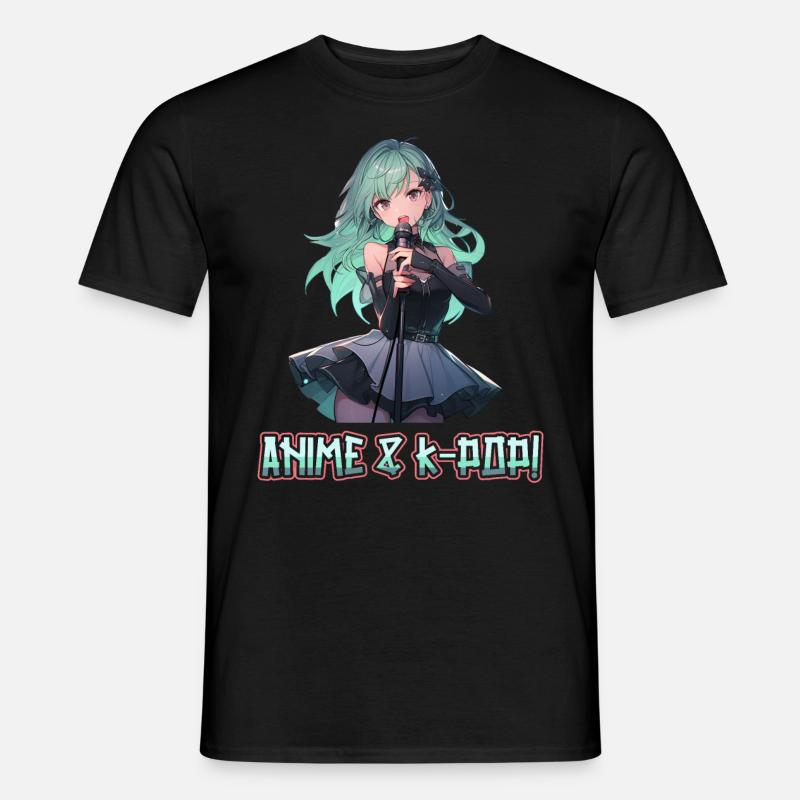 Anime et K-pop Musique pop coréenne Kpop - T-shirt homme - noir