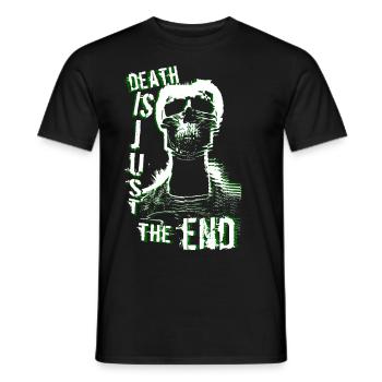 Thème gothique Crâne de zombie - T-shirt homme - noir - Devant - AI Model Male 178 light (178cm)