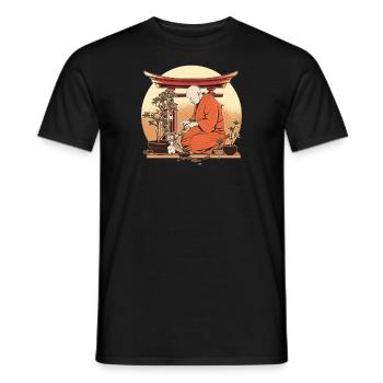 Bonsaï Plantes Bonsaï Arbre Zen-moine Bonsaï - T-shirt homme - noir - Devant - AI Model Male 178 light (178cm)