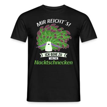 Nudibranch Nacktkiemer Nacktschnecken - Männer T-Shirt - Schwarz - Vorne - AI Model Male 178 light (178cm)