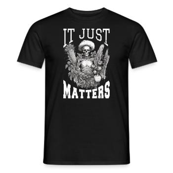 Jardinier Plante de jardin Dictons de l’agriculteur Vintage - T-shirt homme - noir - Devant - AI Model Male 178 light (178cm)