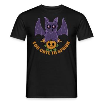 Halloween Too Cute To Be Scary - Men's T-Shirt - black - Front - AI Model Male 178 light (178cm)