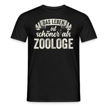 Lustige Zoologe Tiere Natur Forschung Arten - Männer T-Shirt - Schwarz - Vorne - AI Model Male 178 light (178cm)