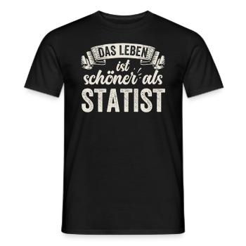 Lustige Statist Daten Analyse Diagramm Mathematik - Männer T-Shirt - Schwarz - Vorne - AI Model Male 178 light (178cm)