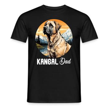 Chien Kangal - T-shirt homme - noir - Devant - AI Model Male 178 light (178cm)