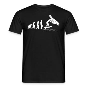 Wingfoil-Surfer Wingfoiling-Board Evolution - Männer T-Shirt - Schwarz - Vorne - AI Model Male 178 light (178cm)