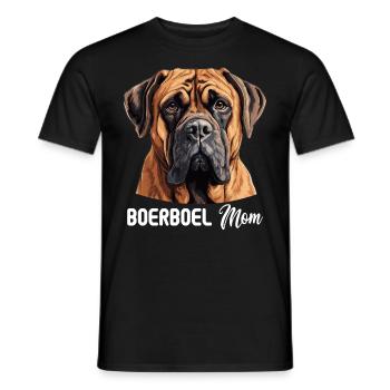 Hund Boerboel - Männer T-Shirt - Schwarz - Vorne - AI Model Male 178 light (178cm)