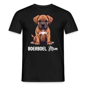 Hund Boerboel - Männer T-Shirt - Schwarz - Vorne - AI Model Male 178 light (178cm)