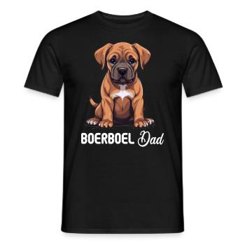 Hund Boerboel - Männer T-Shirt - Schwarz - Vorne - AI Model Male 178 light (178cm)