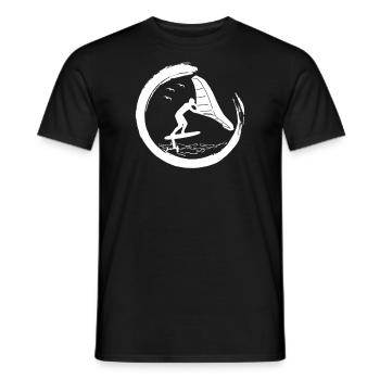 Wingfoil-Surfer Wingfoiling Hydrofoil Wing-Foiling - Männer T-Shirt - Schwarz - Vorne - AI Model Male 178 light (178cm)