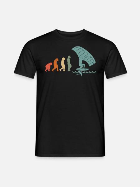 Wingfoil Surfer Wingfoiling Hydrofoil Evolution - T-shirt homme - noir