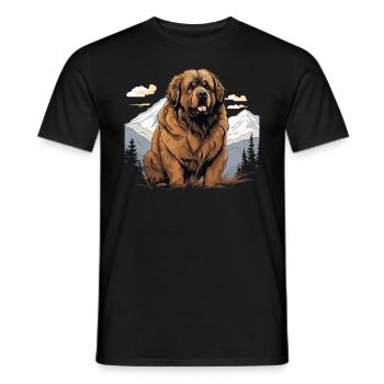 Hund Do Khyi - Männer T-Shirt - Schwarz - Vorne - AI Model Male 178 light (178cm)