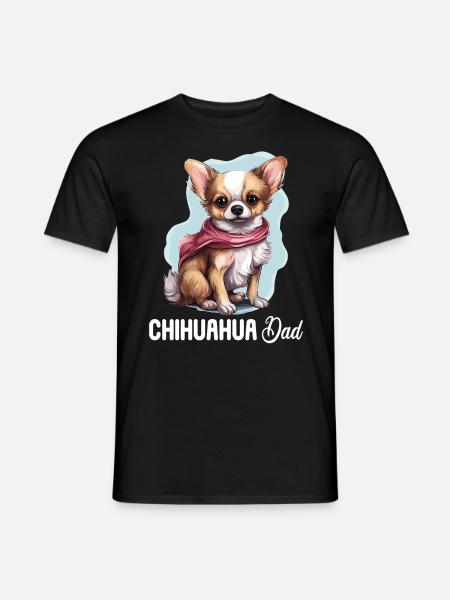 Dog Chihuahua - Men's T-Shirt - black