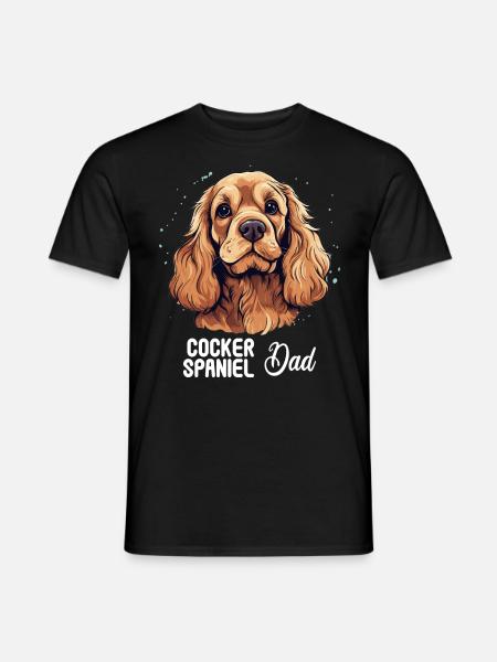 Dog Cocker Spaniel - Men's T-Shirt - black