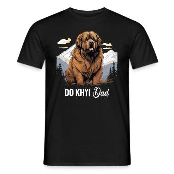 Hund Do Khyi - Männer T-Shirt - Schwarz - Vorne - AI Model Male 178 light (178cm)