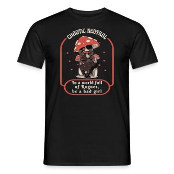 champignons, cueilleurs de champignons, champignons, producteurs, champignons drôles - T-shirt homme - noir - Devant - AI Model Male 178 light (178cm)