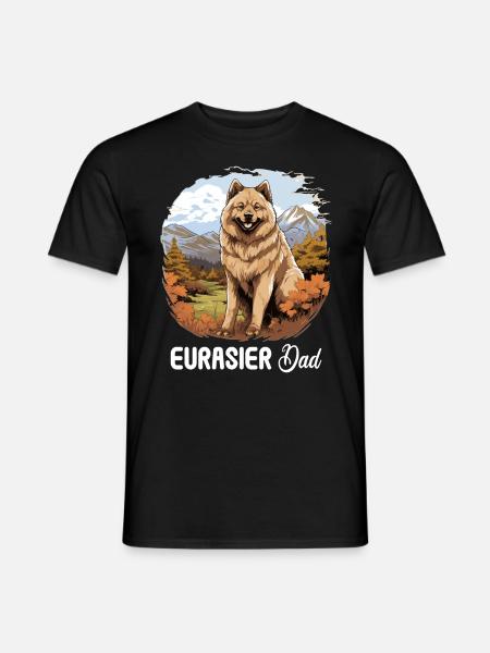 Dog Eurasier - Men's T-Shirt - black