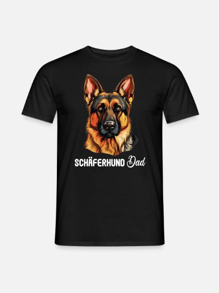 Dog Shepherd - Men's T-Shirt - black
