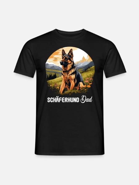 Dog Shepherd - Men's T-Shirt - black