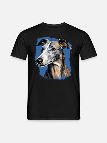 Dog Greyhound - Men's T-Shirt - black
