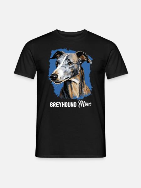 Dog Greyhound - Men's T-Shirt - black
