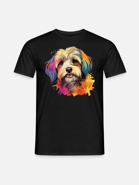 Dog Havanese - Men's T-Shirt - black