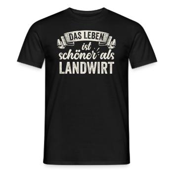 Lustige Landwirt Pflanzen Natur Ernte Bauernhof - Männer T-Shirt - Schwarz - Vorne - AI Model Male 178 light (178cm)