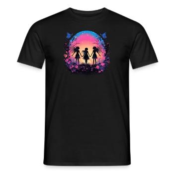 gardener, gardener, landscaper, gardening - Men's T-Shirt - black - Front - AI Model Male 178 light (178cm)