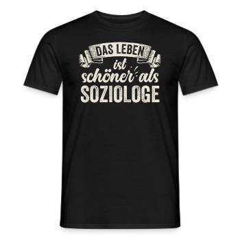 Soziologe Gesellschaft Verhalten Studie Theorien - Männer T-Shirt - Schwarz - Vorne - AI Model Male 178 light (178cm)