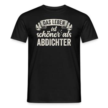Lustige Abdichter Dichtung Poesie Verse Reimen - Männer T-Shirt - Schwarz - Vorne - AI Model Male 178 light (178cm)