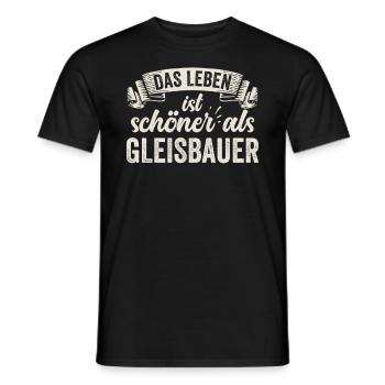 Lustige Gleibauer Gleibauerei Spaß Unterhaltung - Männer T-Shirt - Schwarz - Vorne - AI Model Male 178 light (178cm)